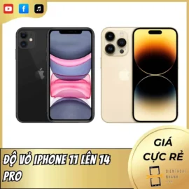Độ Vỏ iPhone 11 Lên 14 Pro