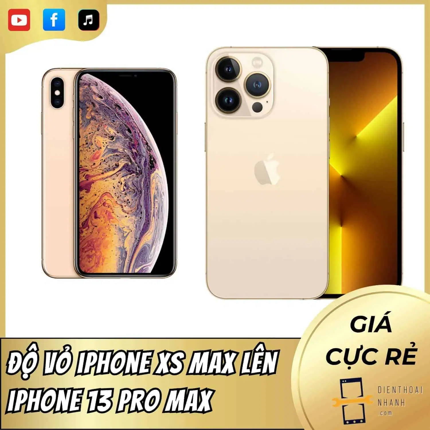 | Tháng mười một 2025 Độ Vỏ iPhone Xs Max Lên iPhone 13 Pro Max
