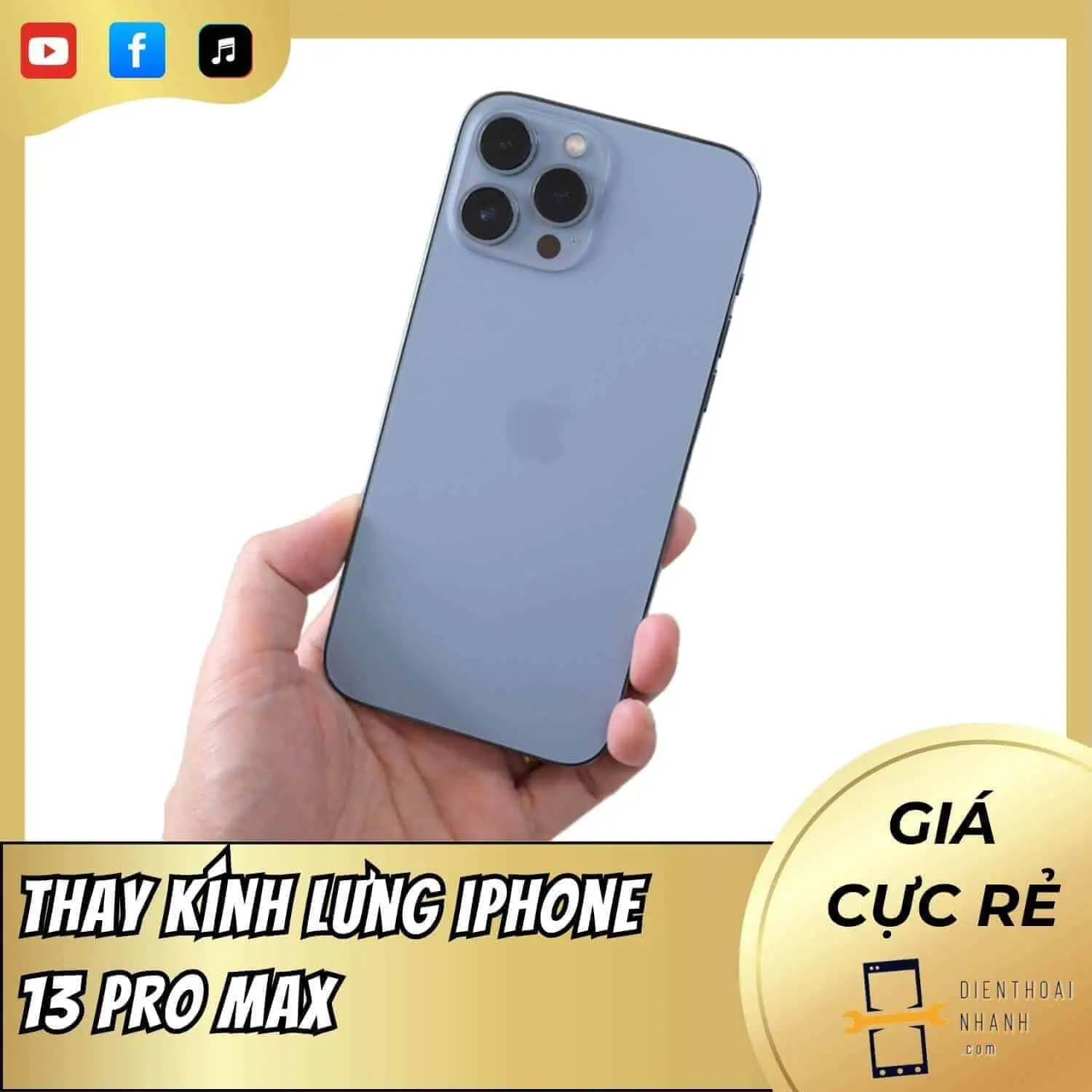 | Tháng mười một 2025 Thay Kính Lưng iPhone 13 Pro Max