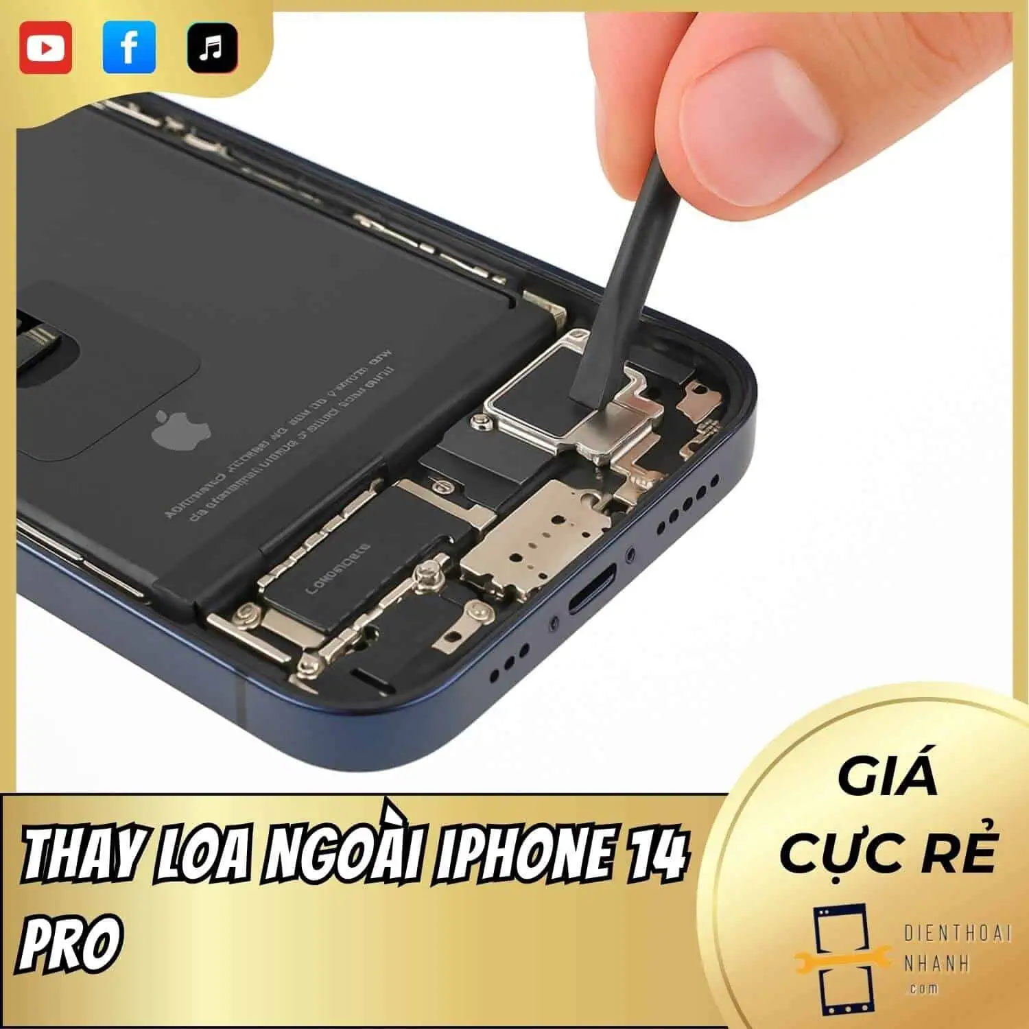 | Tháng 12 2025 Thay Loa Ngoài iPhone 14 Pro