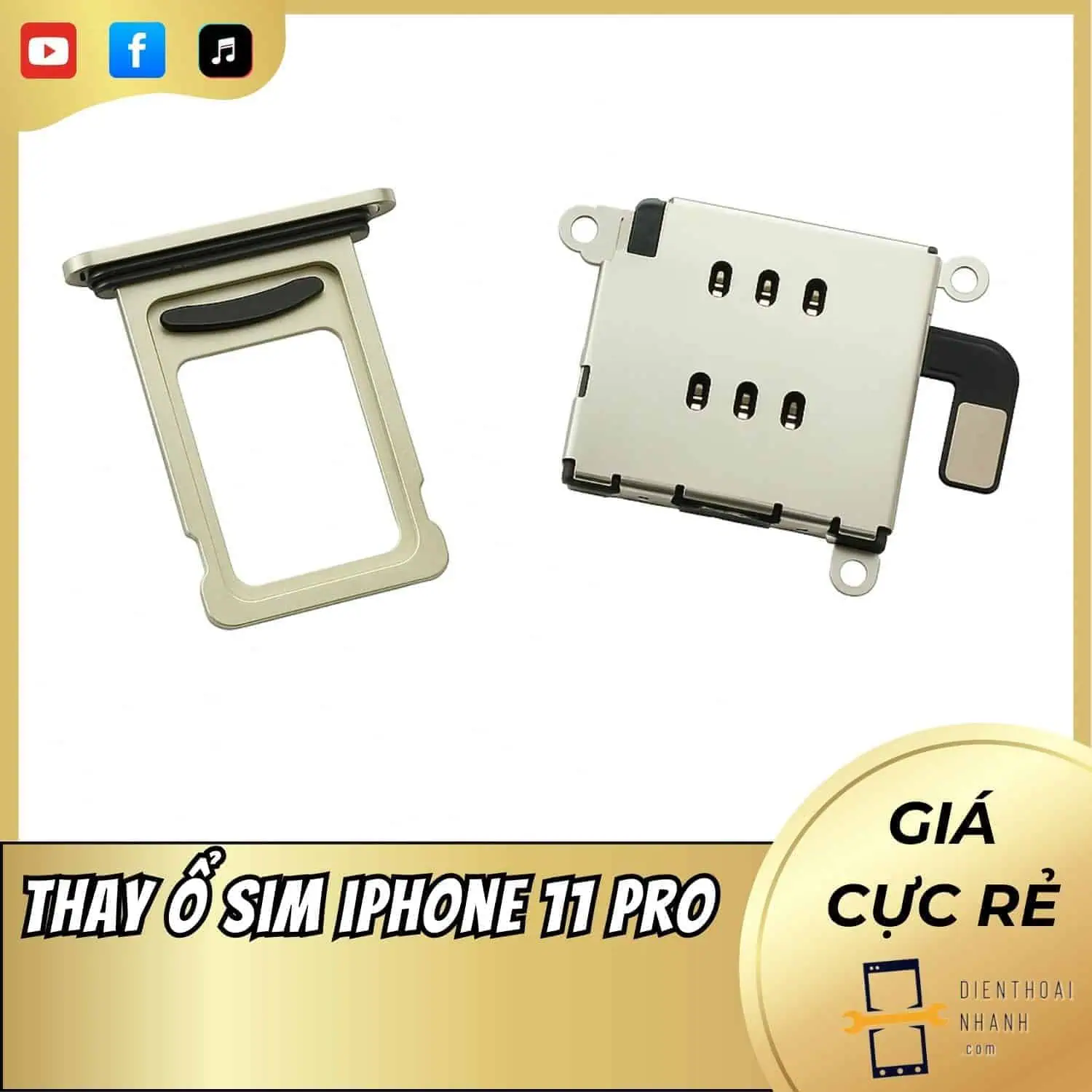 | Tháng mười một 2025 Thay Ổ Sim iPhone 11 Pro