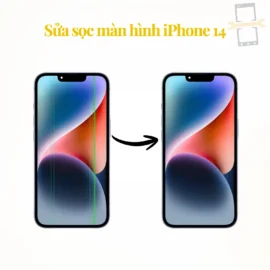 Sửa lỗi sọc màn hình iPhone 14