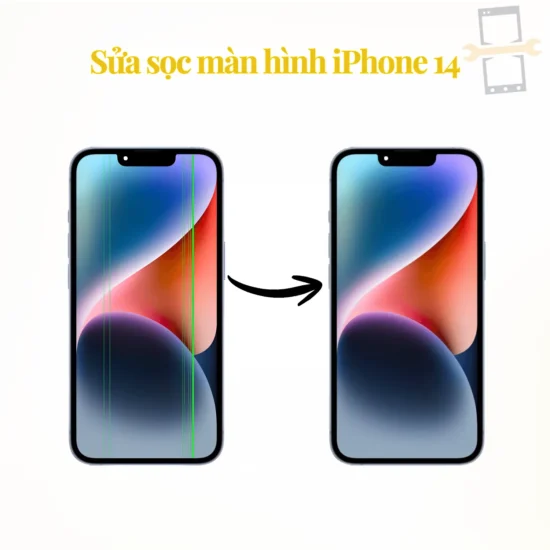 Sửa lỗi sọc màn hình iPhone 14