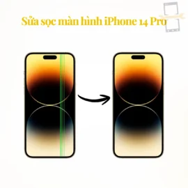 Sửa lỗi sọc màn hình iPhone 14 Pro