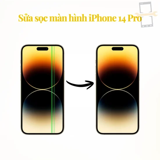 Sửa lỗi sọc màn hình iPhone 14 Pro