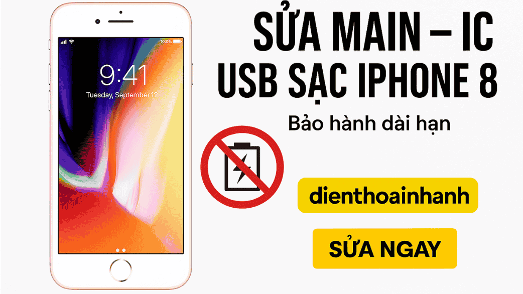 Sửa Main - IC Sạc iPhone 8: Giải Pháp Khôi Phục Hiệu Năng