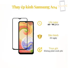 Thay Ép Kính Samsung A04