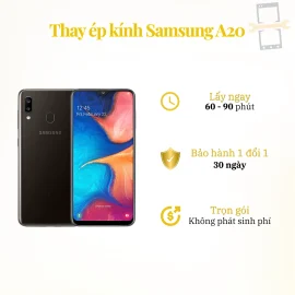 Thay ép kính Samsung A20