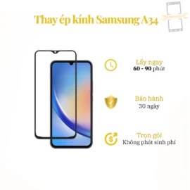 Thay Ép Kính Samsung A34