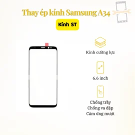 Thay Ép Kính Samsung A34 ST