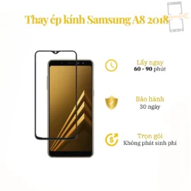 Thay Ép Kính Samsung A8 2018