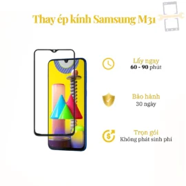 Thay Ép Kính Samsung M31