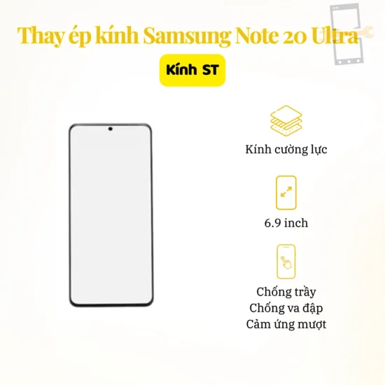 Thay Ép Kính Samsung Note 20 Ultra ST