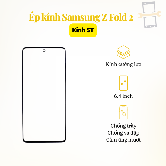 Thay ép kính ST Samsung Z Fold 2