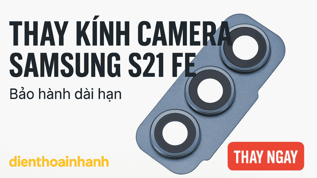 Giải Đáp Một Số Thắc Mắc Khi Thay Kính Camera Samsung S21 FE