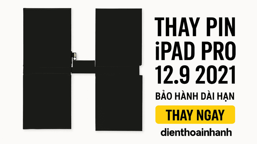 | Tháng mười một 2025 Quy trình thay pin iPad Pro 12.9 2021 tại Điện Thoại Nhanh