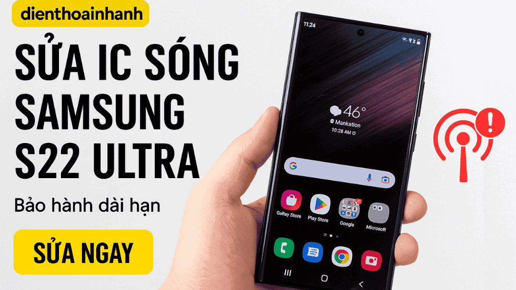 Sửa IC Sóng Samsung S22 Ultra Uy Tín - Kết Nối Ổn Định