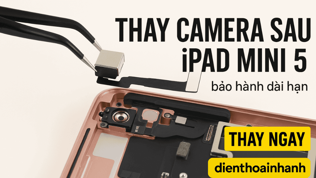 Thay Camera Sau iPad Mini 5 Uy Tín, Lấy Ngay – Bảo Hành Rõ Ràng