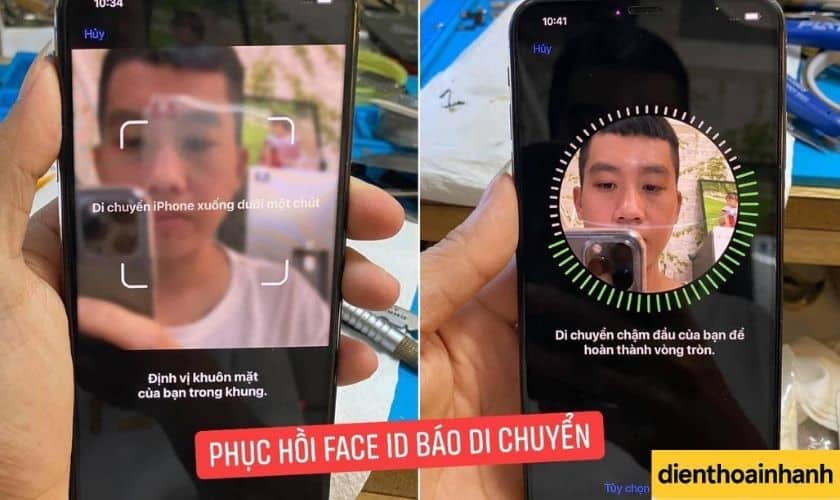 Quy trình sửa Face ID iPhone 12 Pro Max tại Điện Thoại Nhanh
