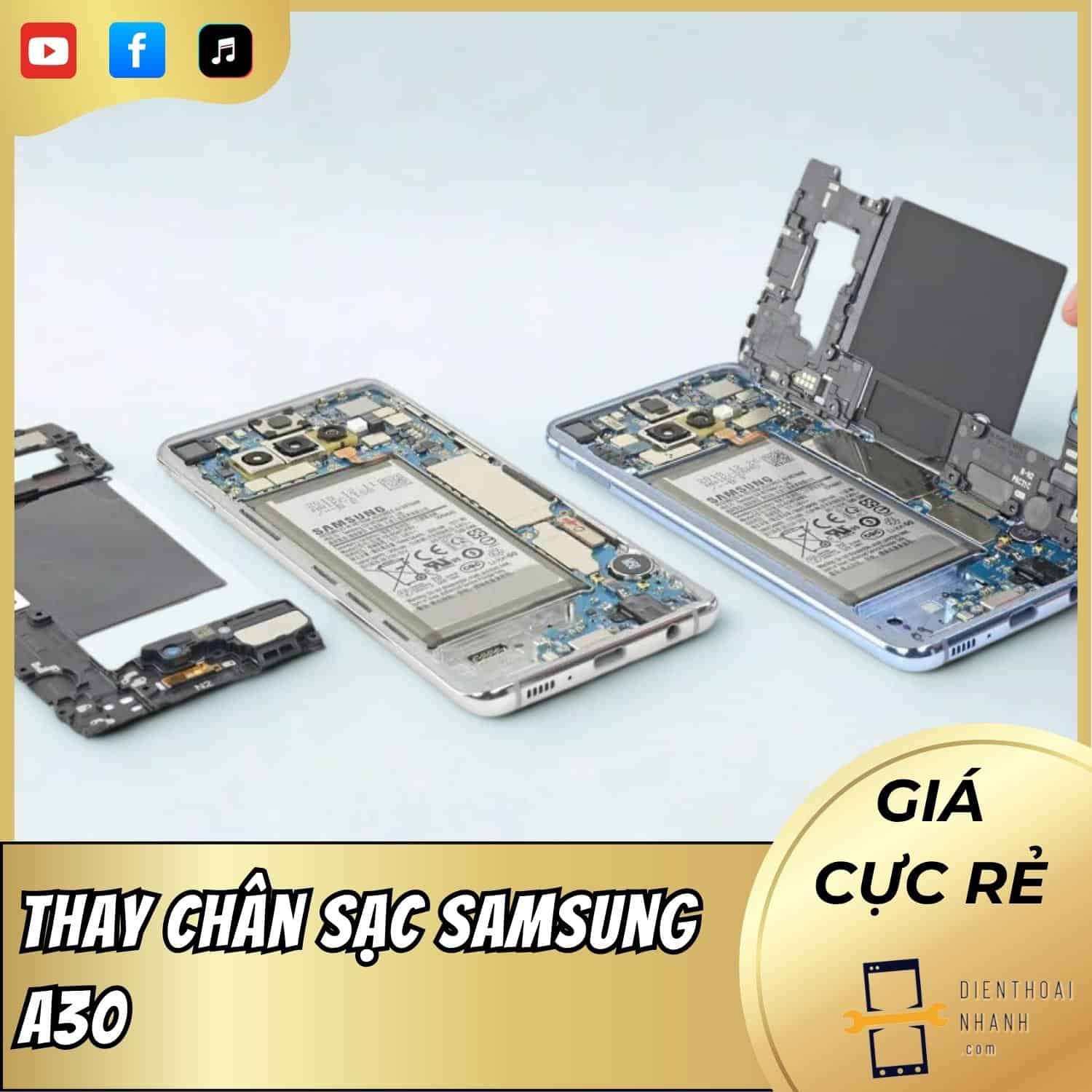 | Tháng 12 2025 Thay Chân Sạc Samsung A30