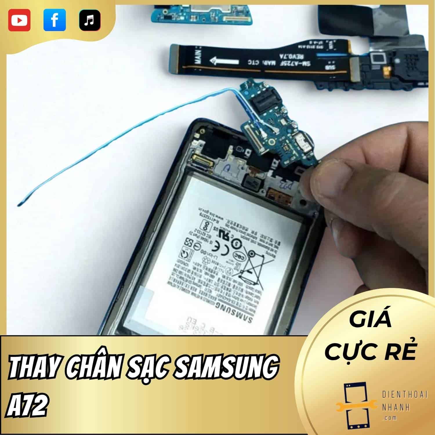 | Tháng mười một 2025 Thay Chân Sạc Samsung A72