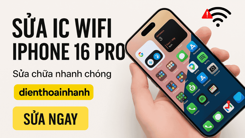 Bảng Giá Sửa IC Wifi iPhone 16 Pro Chuẩn Nhất Tại Điện Thoại Nhanh