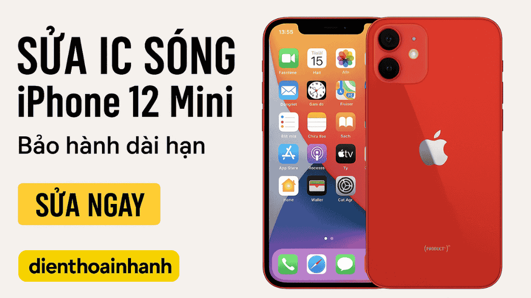 Quy Trình Sửa IC Sóng iPhone 12 Mini Tại Điện Thoại Nhanh