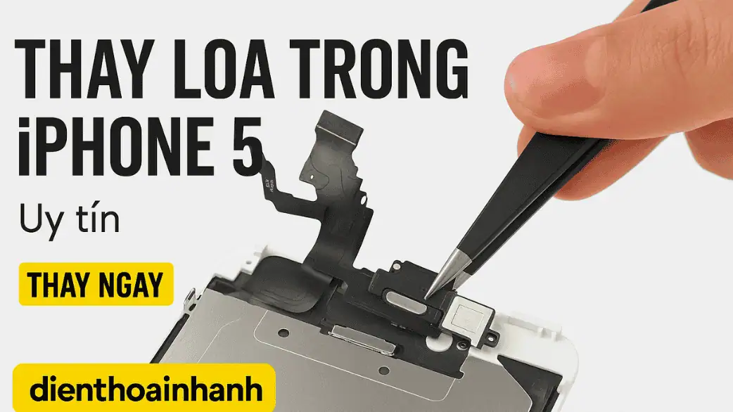 Thay Loa Trong iPhone 5 Uy Tín - Giá Tốt - Lấy Ngay