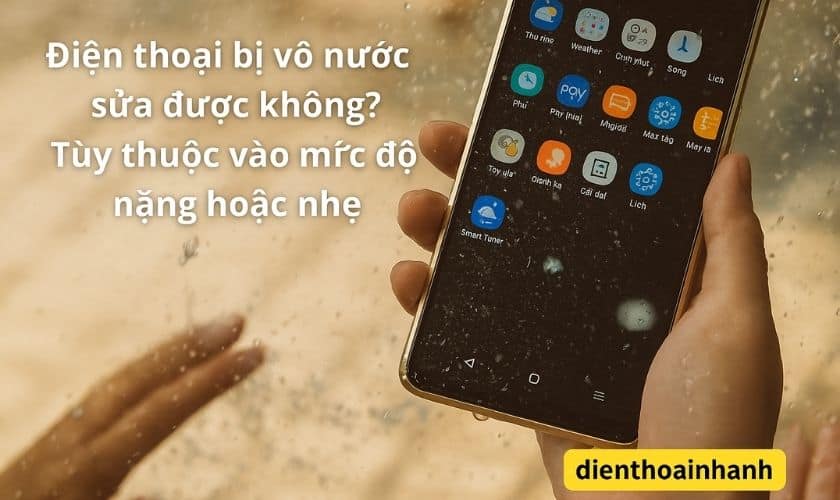 Những Sai Lầm Khi Xử Lý Điện Thoại Bị Vô Nước
