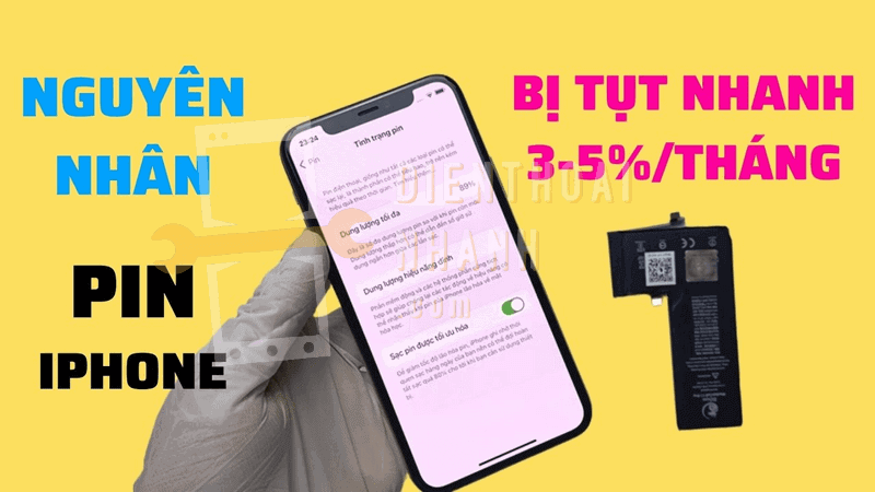Vì Sao Pin iPhone Nhanh Hết Và Cách Khắc Phục Pin Tụt Nhanh iPhone