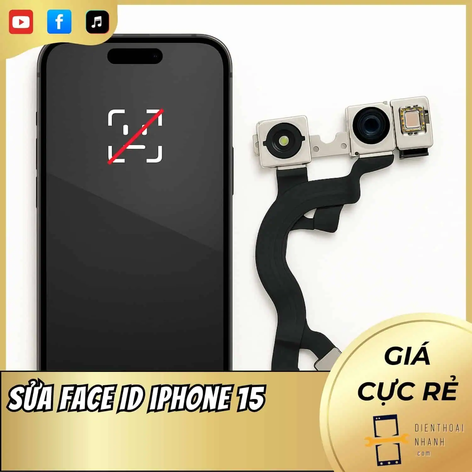 | Tháng mười một 2025 Sửa Face ID iPhone 15