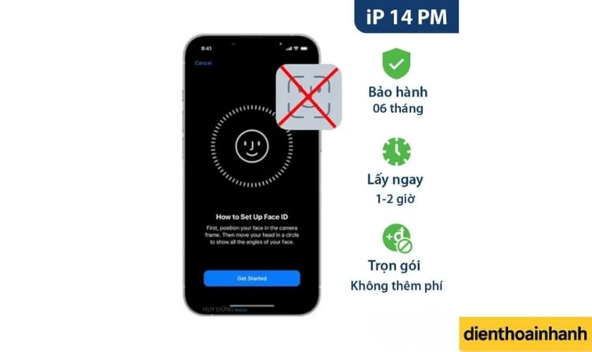 Dấu Hiệu iPhone 14 Pro Max Bị Lỗi Face ID
