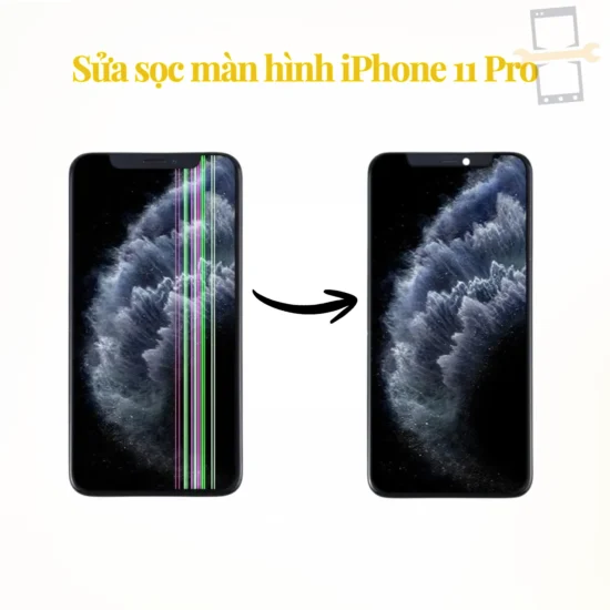 Sửa lỗi sọc màn hình iPhone 11 Pro
