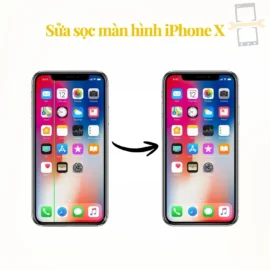 Sửa lỗi sọc màn hình iPhone X