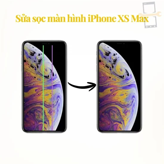Sửa lỗi sọc màn hình iPhone XS Max