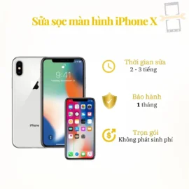 Sửa sọc màn hình iPhone X
