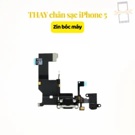Thay chân sạc iPhone 5 zin bóc máy
