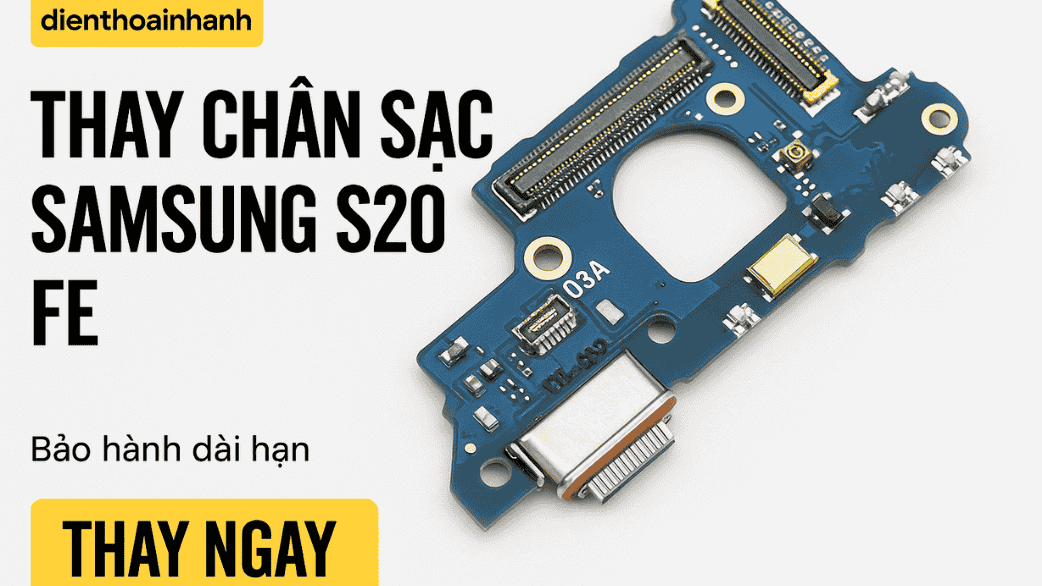 | Tháng 1 2026 Lý do nên thay chân sạc Samsung S20 FE tại Điện Thoại Nhanh