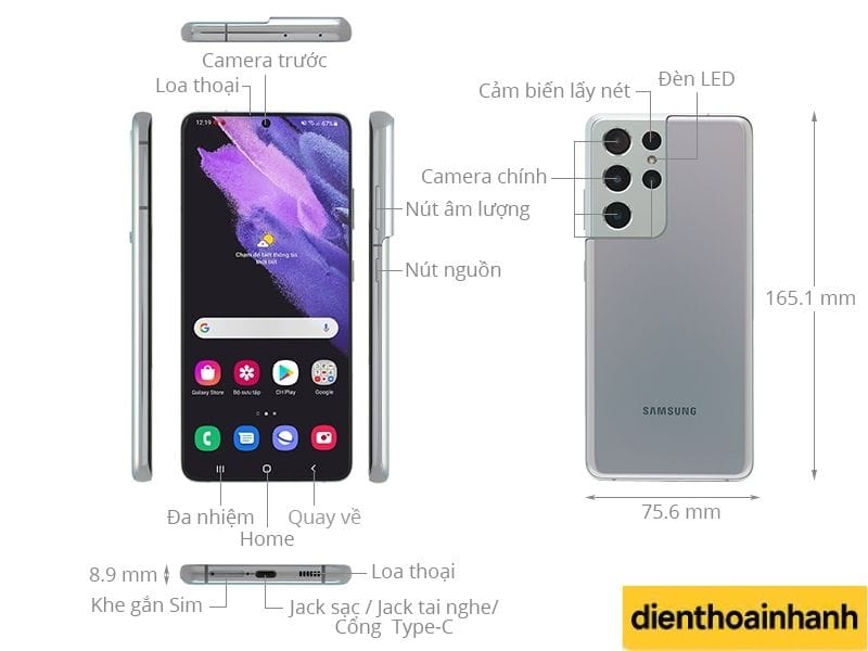 Nguyên nhân khiến chân sạc Samsung S21 Ultra bị hư hỏng