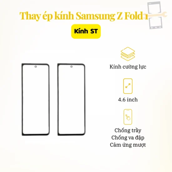 Thay Ép Kính Samsung Z Fold 1 ST