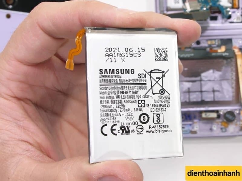 Một số lưu ý sau khi thay pin Samsung Z Flip 3