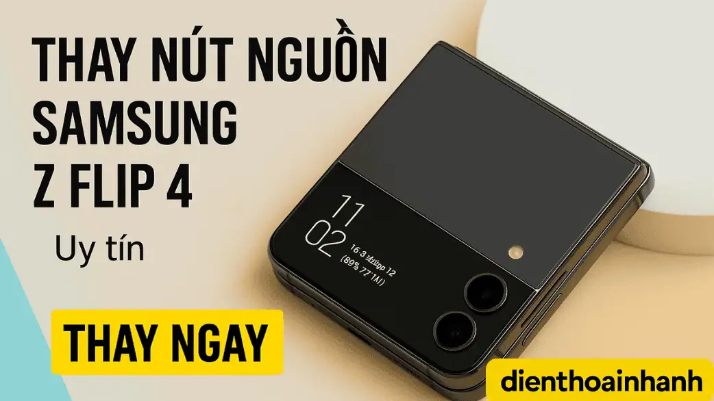 Thay Nút Nguồn Samsung Z Flip 4 – Chuẩn Zin, Bấm Nhạy