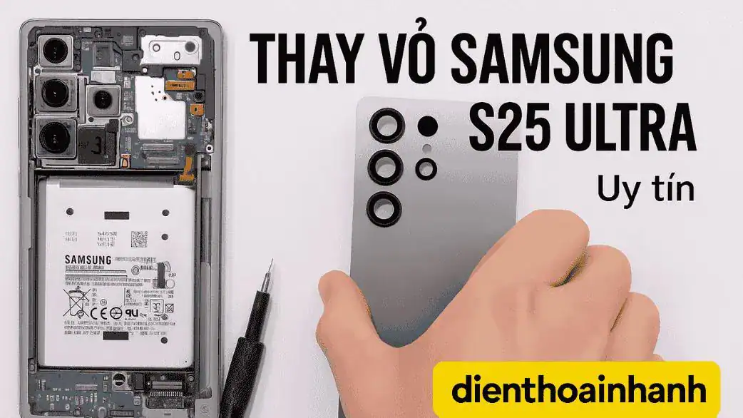 Thay Vỏ Samsung S25 Ultra Chính Hãng – Cao Cấp Giá Rẻ