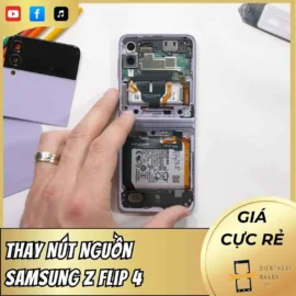 Thay Nút Nguồn Samsung Z Flip 4 – Chuẩn Zin, Bấm Nhạy