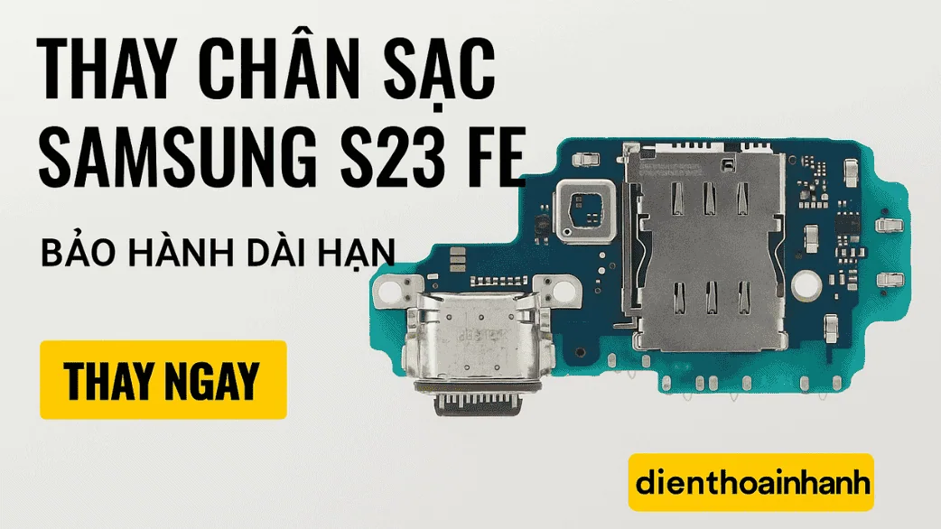 | Tháng 1 2026 Vì Sao Nên Chọn Điện Thoại Nhanh Khi Thay Chân Sạc Samsung S23 FE?