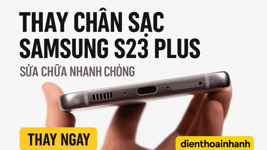 Thay Chân Sạc Samsung S23 Plus - Khôi Phục Sạc Siêu Nhanh