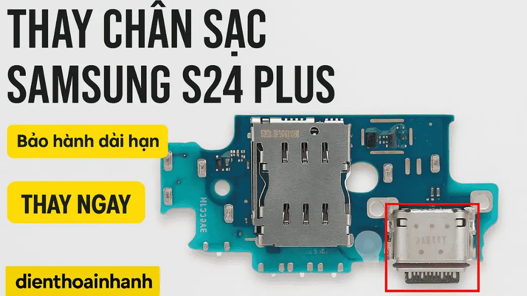 Thay chân sạc Samsung S24 Plus có ảnh hưởng đến các linh kiện khác không?