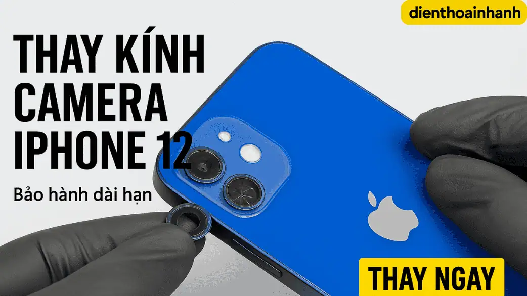 Thay Kính Camera iPhone 12 Tại TPHCM - Điện Thoại Nhanh