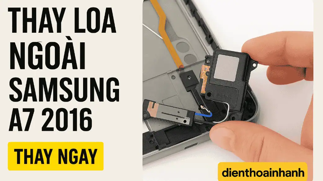 Nguyên nhân khiến loa ngoài Samsung A7 2016 bị hư