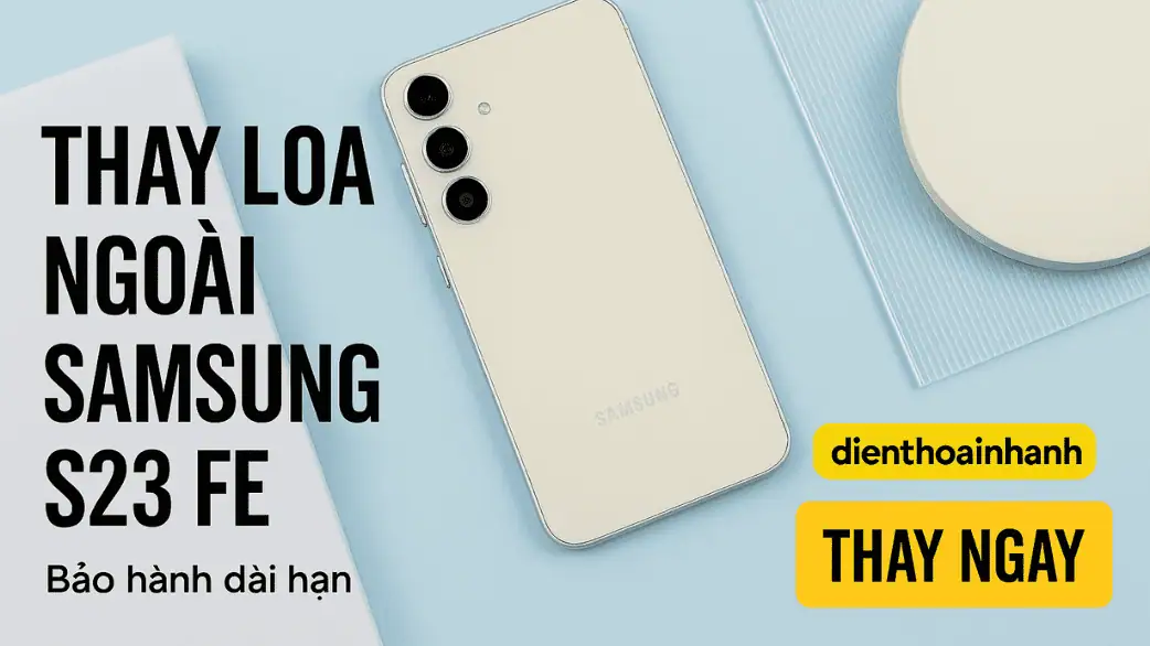 Những lưu ý quan trọng sau khi thay loa ngoài Samsung S23 FE
